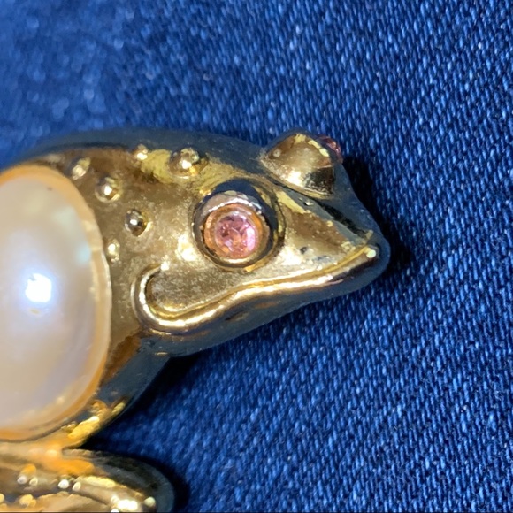 Frog Pin Brooch Vintage - Picture 6 of 6